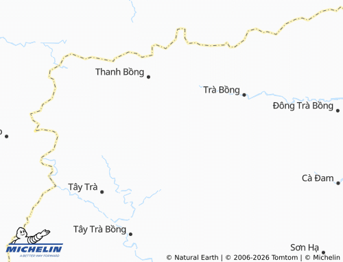 Mapa MICHELIN Trà Lâm - ViaMichelin