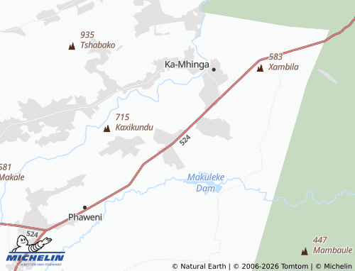 MICHELIN-Landkarte Shimishoni - ViaMichelin