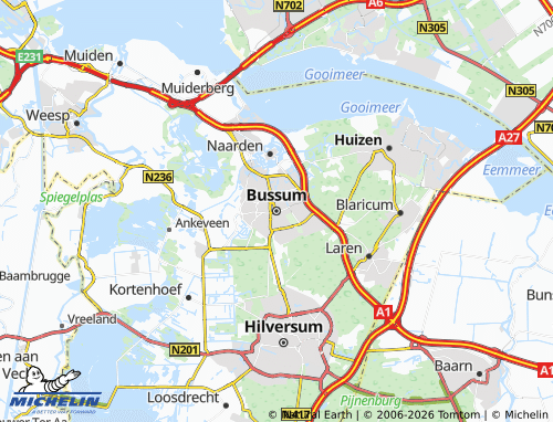 Mapa MICHELIN Bussum - ViaMichelin