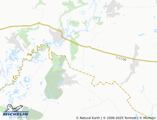 MICHELIN Lazky map - ViaMichelin