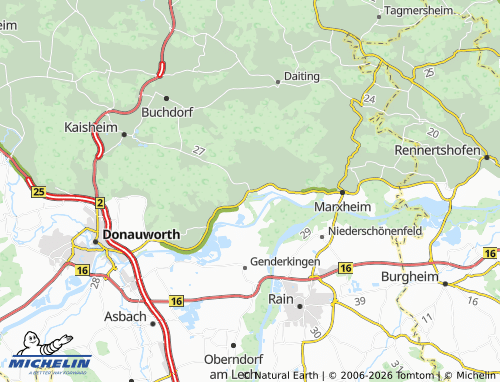 Mapa MICHELIN Leitheim - ViaMichelin