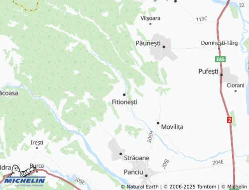 MICHELIN Fitionești map - ViaMichelin