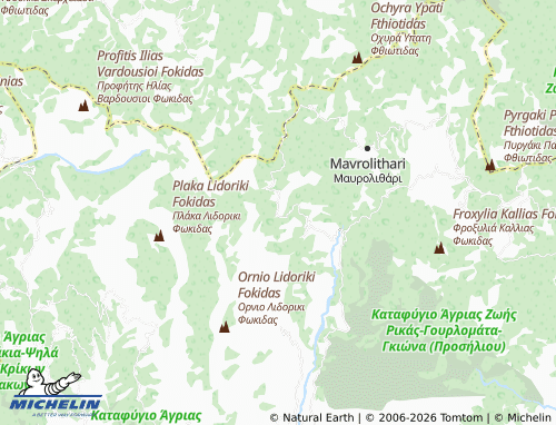 MICHELIN Athanasios Diakos map - ViaMichelin