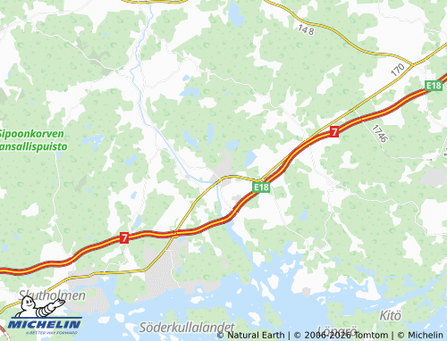 MICHELIN-Landkarte Söderkulla - ViaMichelin
