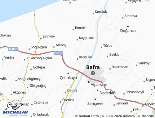 MICHELIN Kuşçular map - ViaMichelin