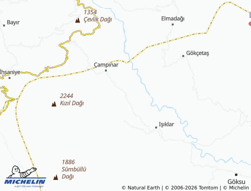Mappa MICHELIN Topkaya - ViaMichelin