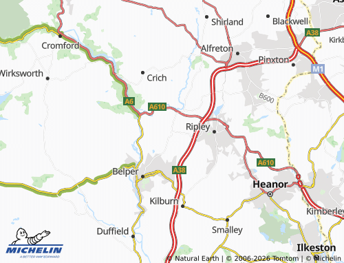 Mappa MICHELIN Heage - ViaMichelin