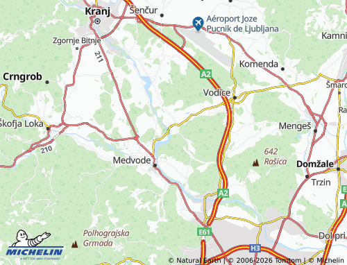 Mappa MICHELIN Smlednik - ViaMichelin