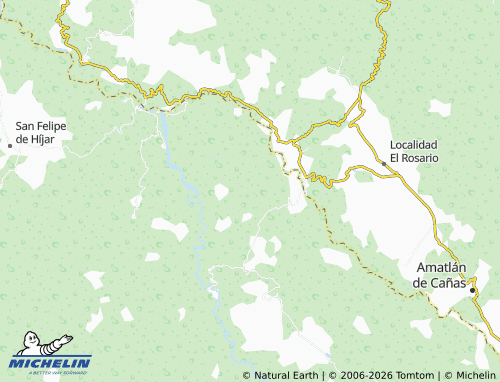 Mappa MICHELIN El Órgano - ViaMichelin
