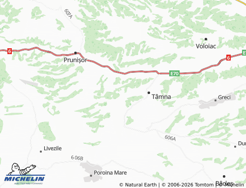 Mappa MICHELIN Pavăț - ViaMichelin