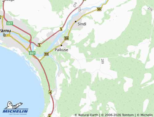 Carte MICHELIN Seljametsa - ViaMichelin
