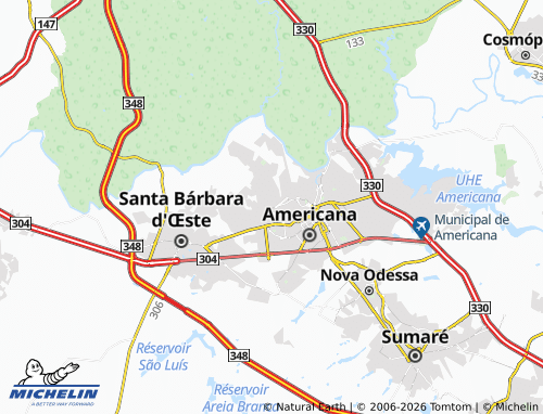 Mapa MICHELIN Vila Dainese - ViaMichelin