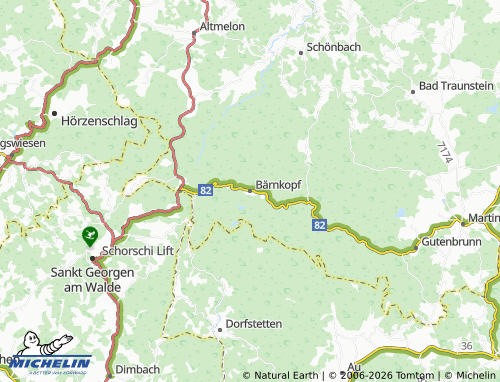 Mapa MICHELIN Bärnkopf - ViaMichelin