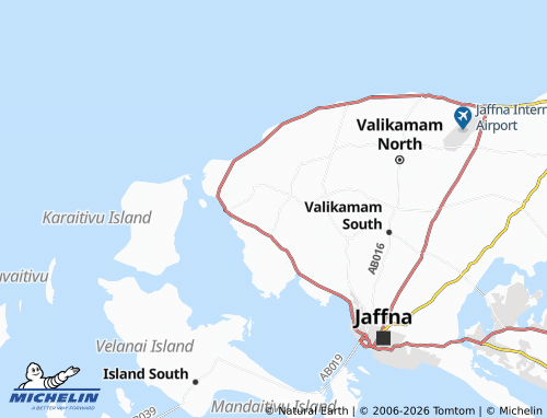 Mapa MICHELIN Vadducoddai West - ViaMichelin
