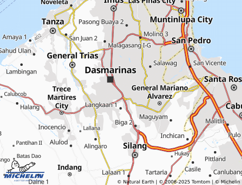 MICHELIN San Agustin 1 map - ViaMichelin