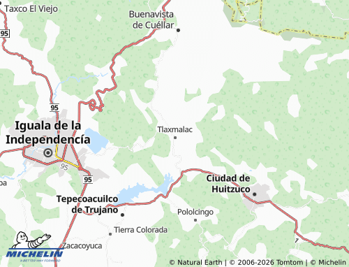 Carte MICHELIN Tlaxmalac Centro - ViaMichelin