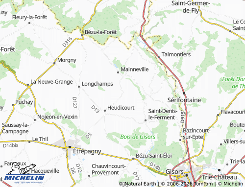 Carte MICHELIN Sancourt - ViaMichelin