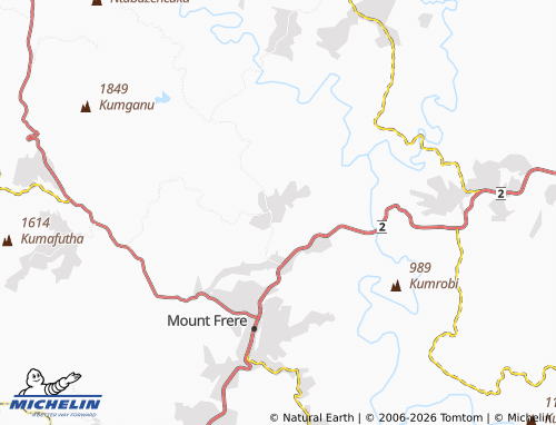 Kaart MICHELIN Mpendle SP - ViaMichelin