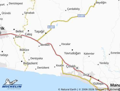 Mappa MICHELIN Hocalar - ViaMichelin