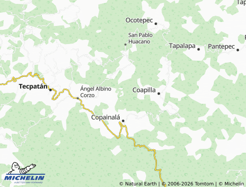 MICHELIN Ribera Miguel Hidalgo map - ViaMichelin