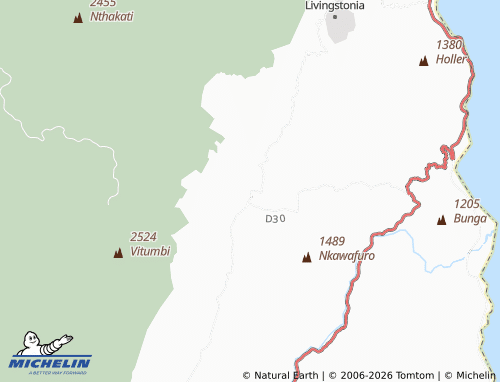 MICHELIN Chiwerewere map - ViaMichelin