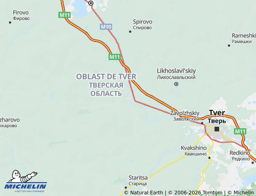 Carte MICHELIN Torzhok - ViaMichelin