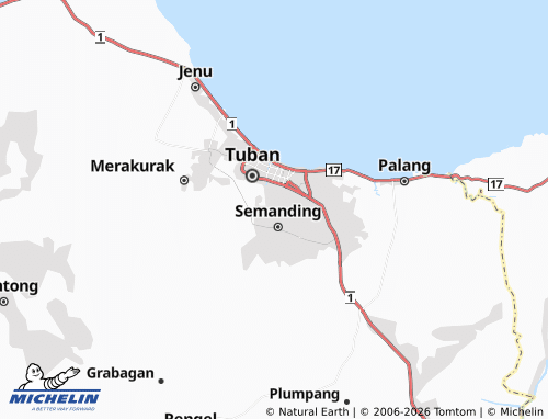 MICHELIN Bejagung map - ViaMichelin