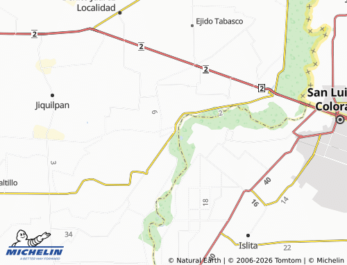 Mappa MICHELIN Chiapas 3 - ViaMichelin