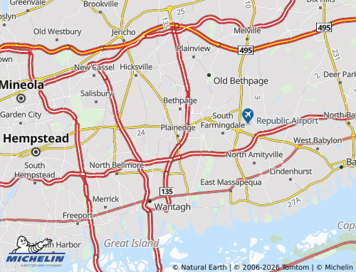 Mapa MICHELIN Plainedge - ViaMichelin