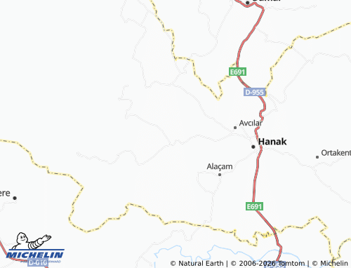 Mappa MICHELIN İncedere - ViaMichelin