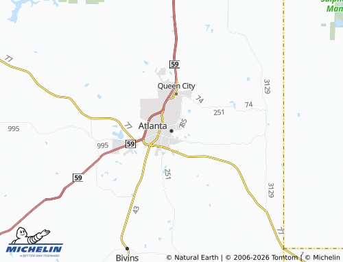 Mappa MICHELIN Atlanta - ViaMichelin