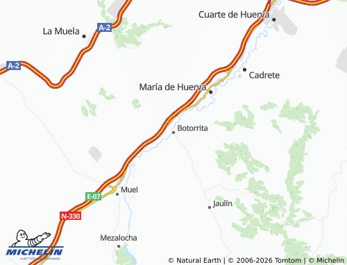Mapa MICHELIN Botorrita - ViaMichelin