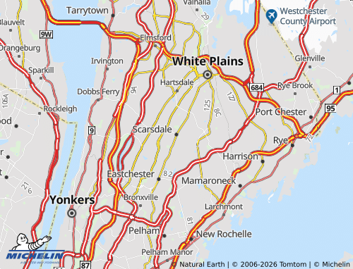 Mapa MICHELIN Scarsdale - ViaMichelin