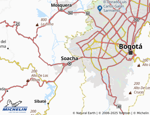 MICHELIN Los Olivos III map - ViaMichelin