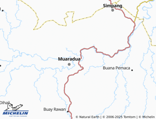 MICHELIN Pasar Muaradua map - ViaMichelin