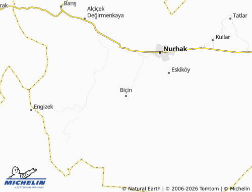 MICHELIN Biçin map - ViaMichelin