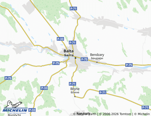 Mapa MICHELIN Balta - ViaMichelin