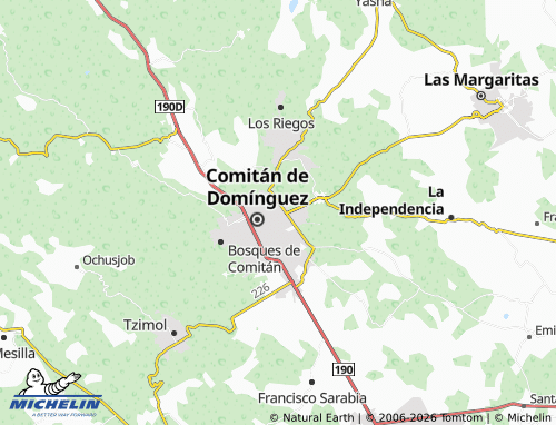 MICHELIN-Landkarte Los Olivos - ViaMichelin