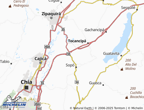MICHELIN La Diana map - ViaMichelin