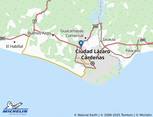 MICHELIN Emiliano Zapata map - ViaMichelin