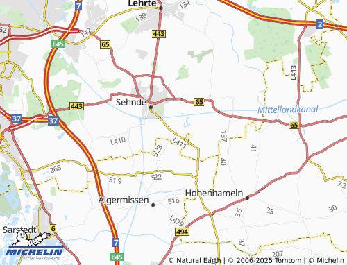 Mappa MICHELIN Gretenberg - ViaMichelin