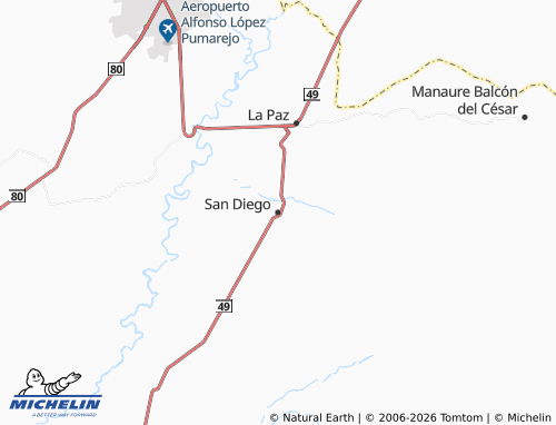 Mapa MICHELIN San Diego - ViaMichelin