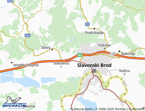 Mapa MICHELIN Gromačnik - ViaMichelin