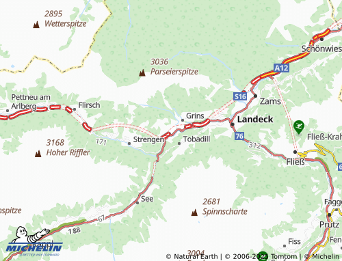 MICHELIN Quadratsch map - ViaMichelin
