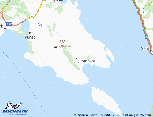 Mapa MICHELIN Jurandvor - ViaMichelin