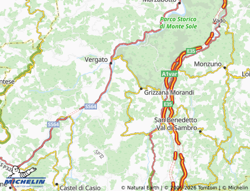 MICHELIN Stanco di Sotto map - ViaMichelin