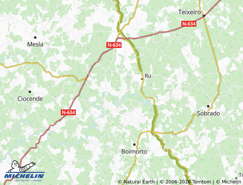 MICHELIN Cernadas map - ViaMichelin