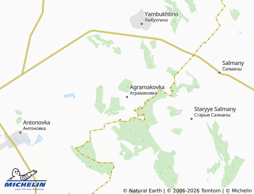 MICHELIN-Landkarte Agramakovka - ViaMichelin