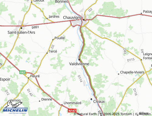 Kaart MICHELIN Bonneuil - ViaMichelin