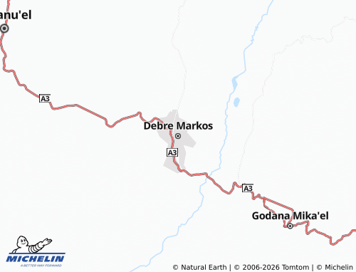 MICHELIN Dabra Marko's map - ViaMichelin